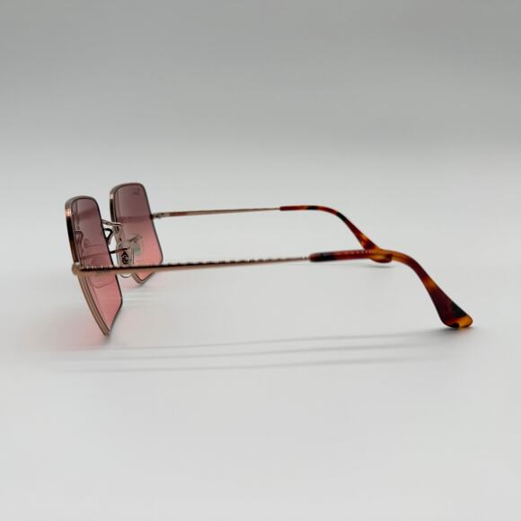 Ray-Ban | RB1971 Square Sunglasses Rose Gold Evolve Photochromic Red Bordeaux main image 4